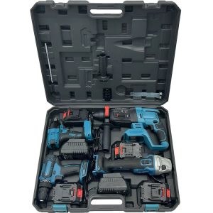 Kit 4 in 1 Déboulonner,meuleuse,foreuse,Marteaux piquer