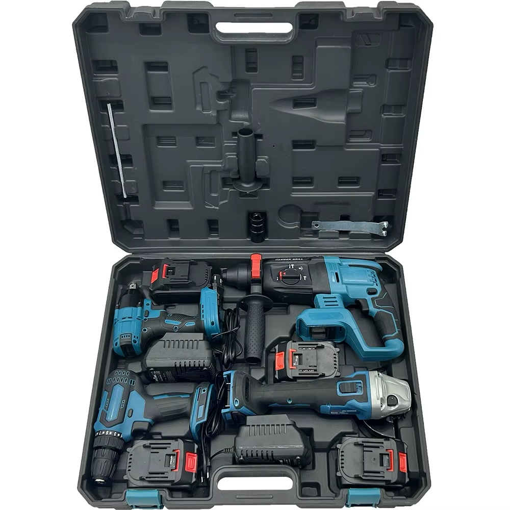 Kit 4 in 1 Déboulonner,meuleuse,foreuse,Marteaux piquer